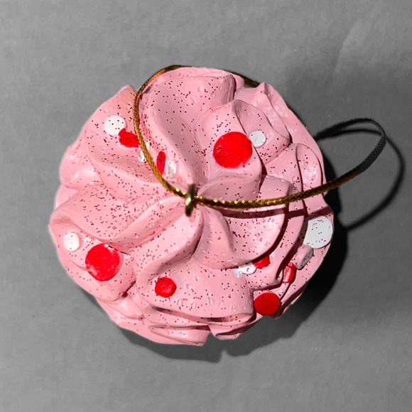 Pink 3D Cupcake Ornament - Picture 3 of 4